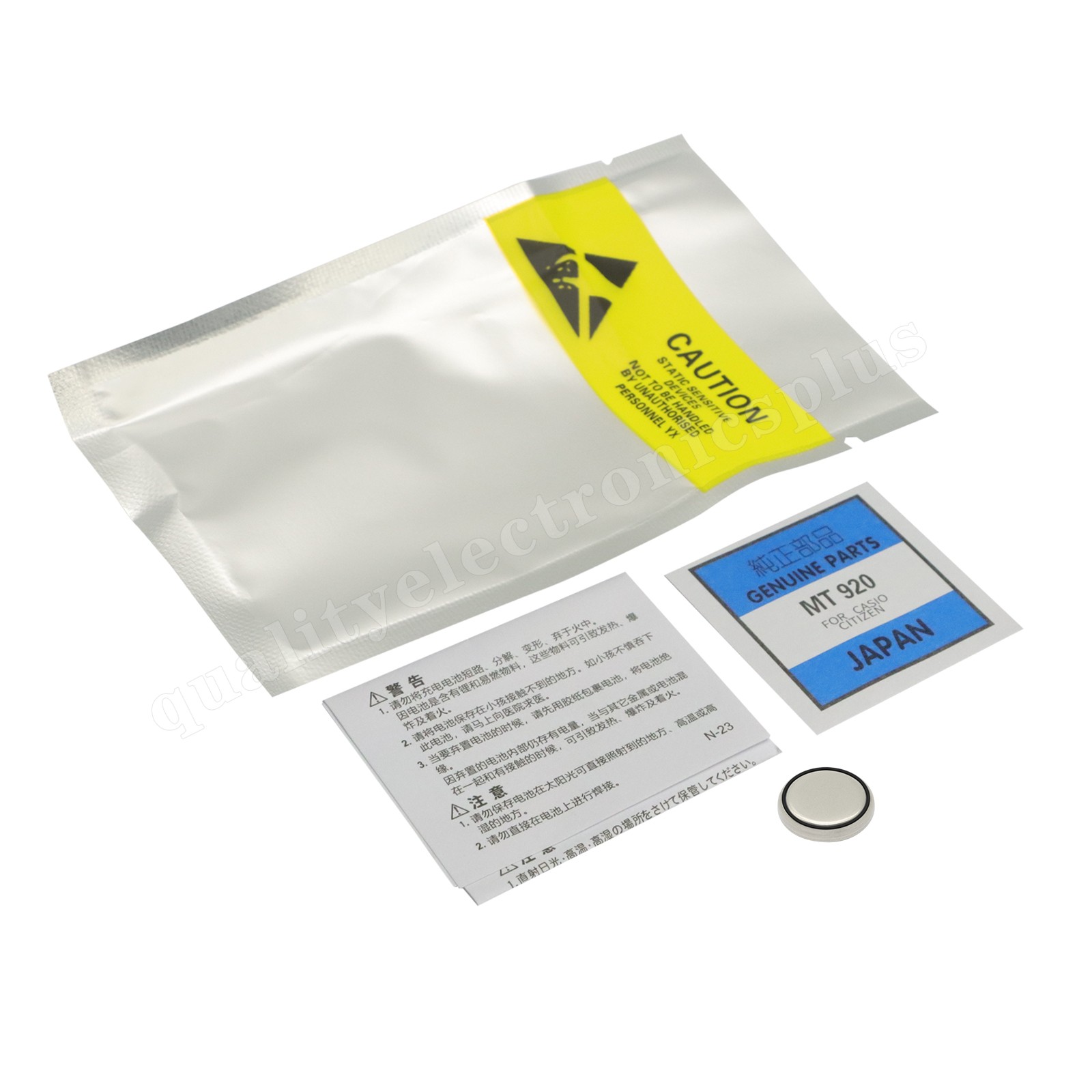 For Citizen Rechargeable Coin Battery Panasonic 295-5700 MT920
