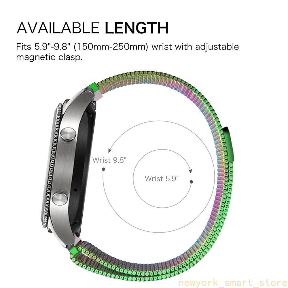 Samsung Galaxy Watch 4 Active 2 40/44mm Stainless Steel Loop Milanese Band Strap