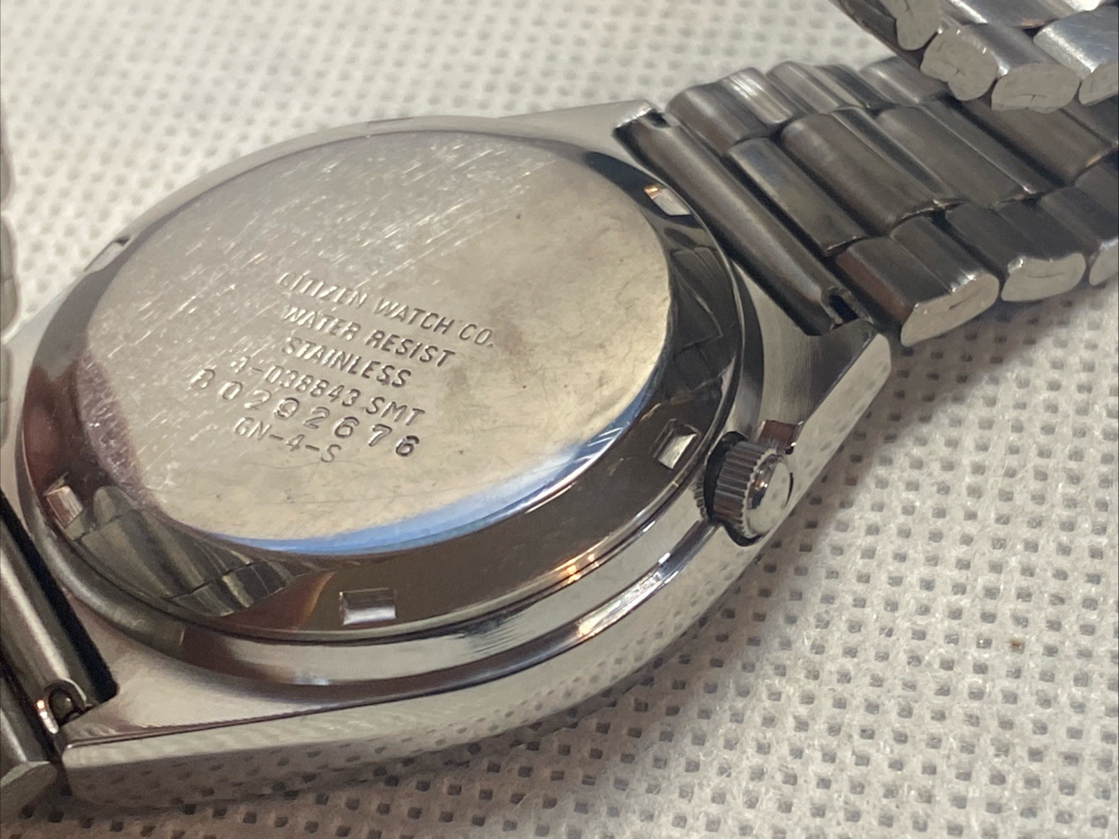 Vintage Citizen Eagle 7 4-038843 SMT Automatic 21 Jewels Day Date Mens Watch