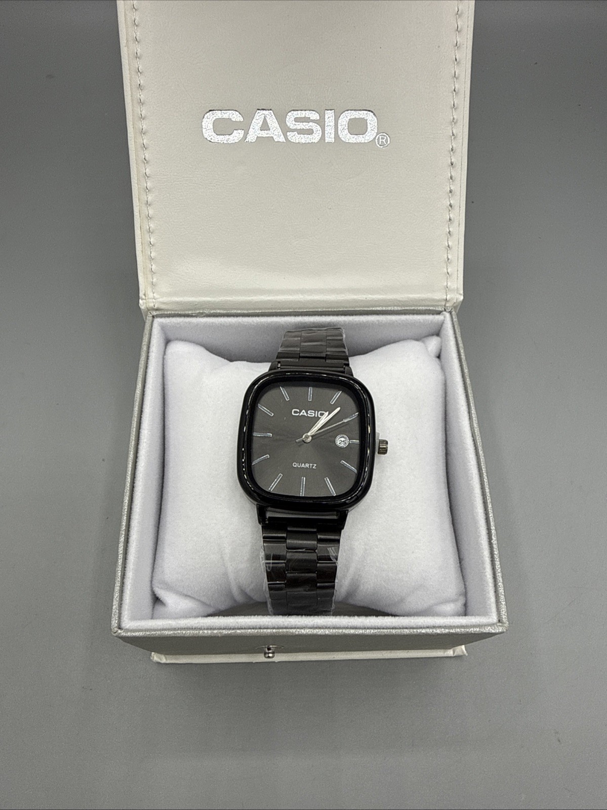 Casio Old Money Classic Quartz Watch Black Stainless Steel A168 3298 Boxed