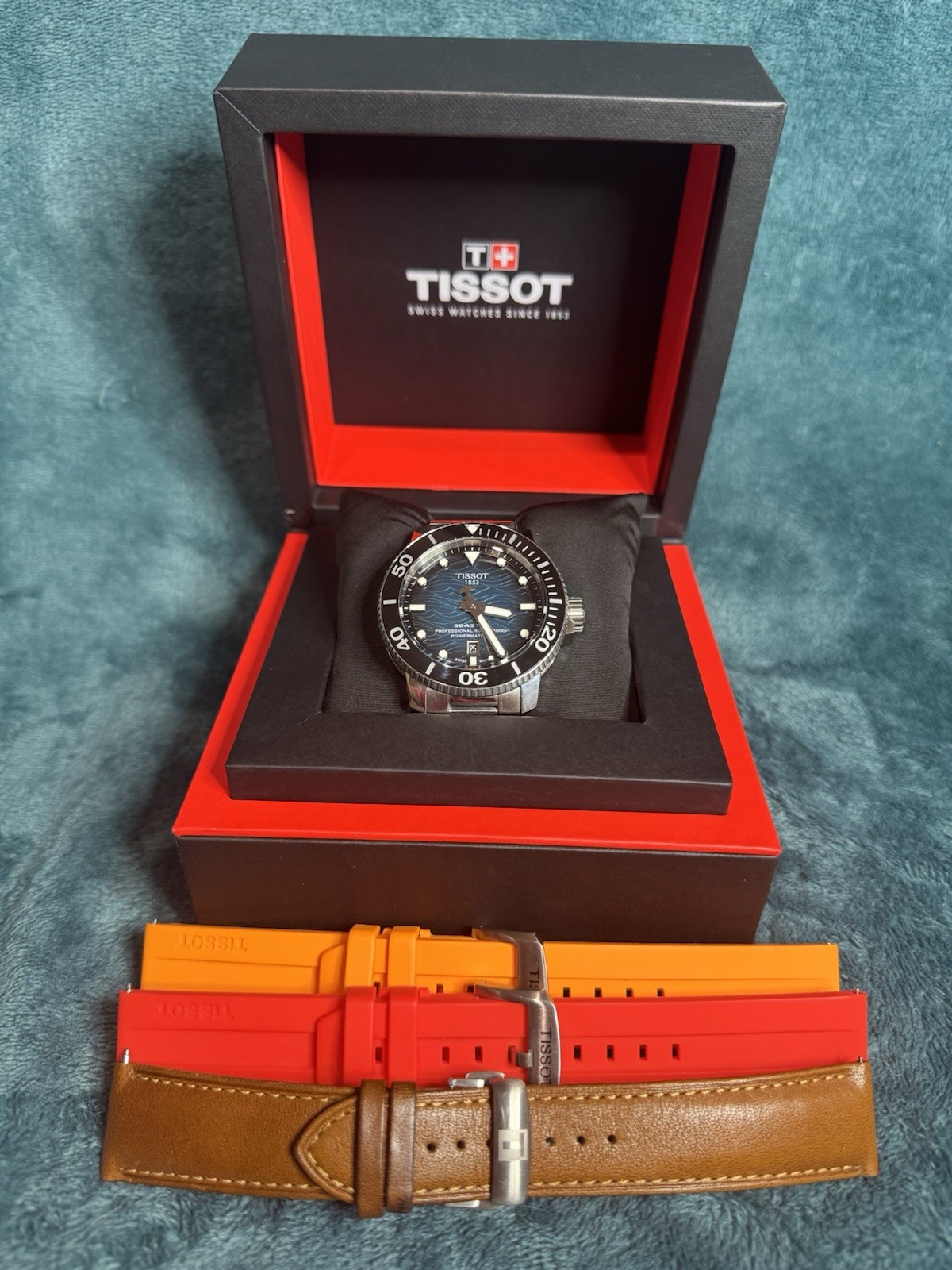 Tissot Seastar 2000 Automatic Blue Gradient Dial Steel Men’s Watch 46mm
