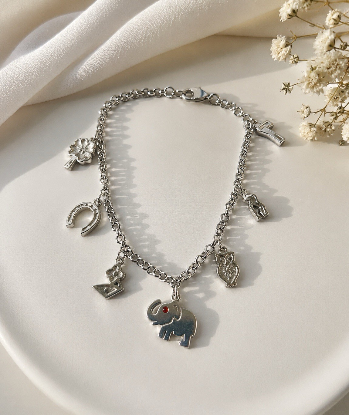 Pulsera de la Suerte En Plata 925