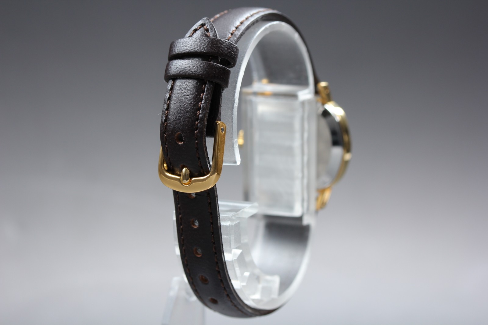 1979 OMEGA De Ville Cal.625 Brown Manual Wind Vintage Women’s Watch [Exc+5]