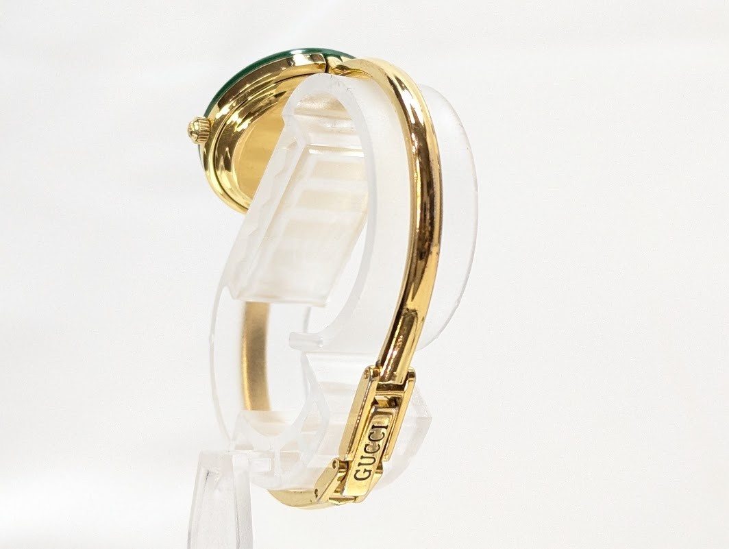 GUCCI Change Bezel 11/12.2 Watch Quartz Gold BOXED Women’s Working Authentic