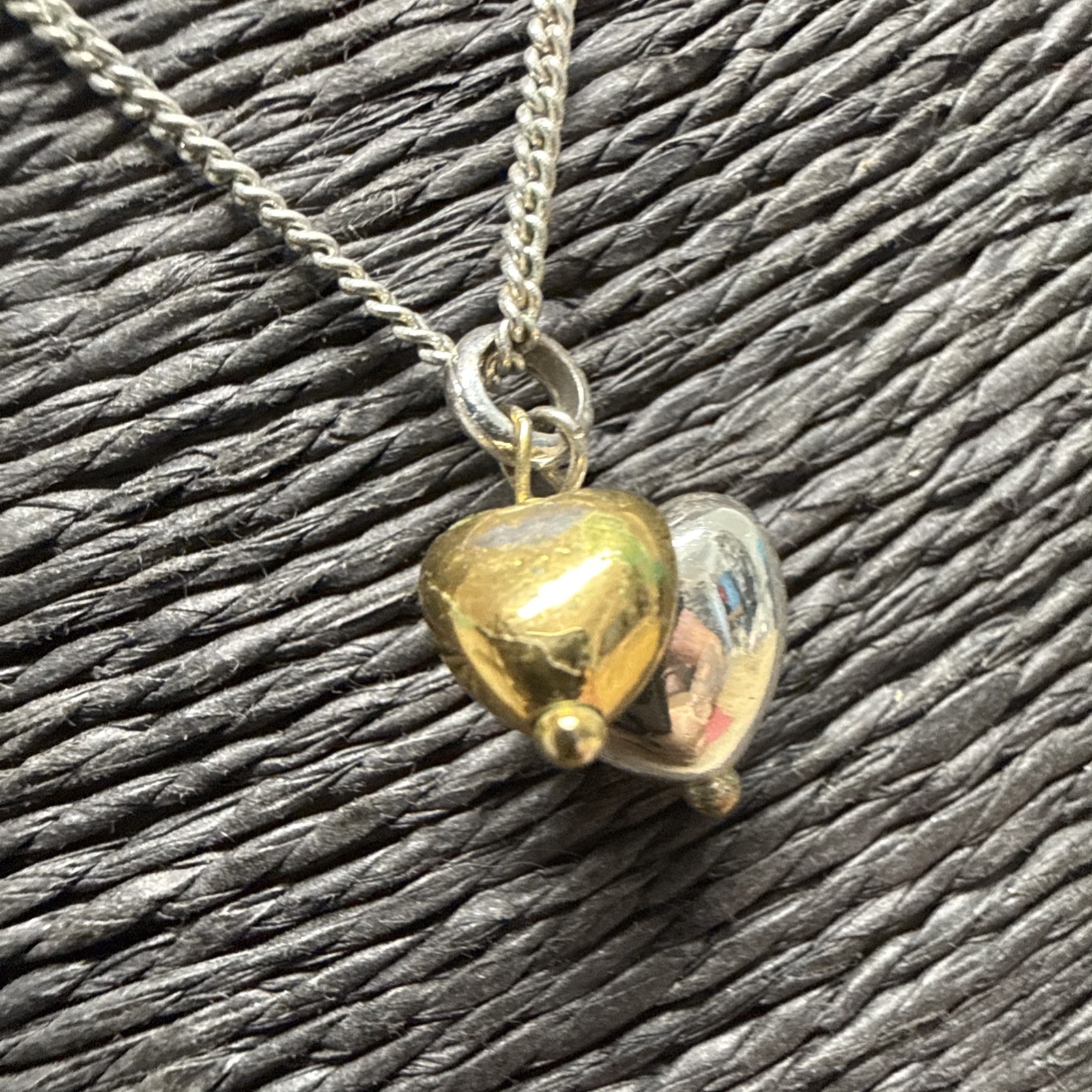 JOMA JEWELLERY Triple Heart Pendant Necklace Silver/Gold Plated 46cm Love Pretty