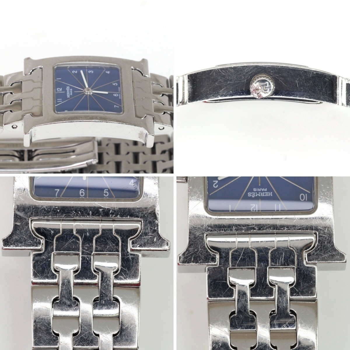 HERMES Hermès H Watch Women Quartz Watch HH1.210 Acceptable