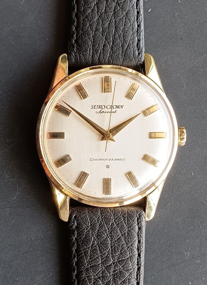 [B1P] Seiko Crown Special 23 Jewels SD Dial Hand Wound Vintage OH [g8t]