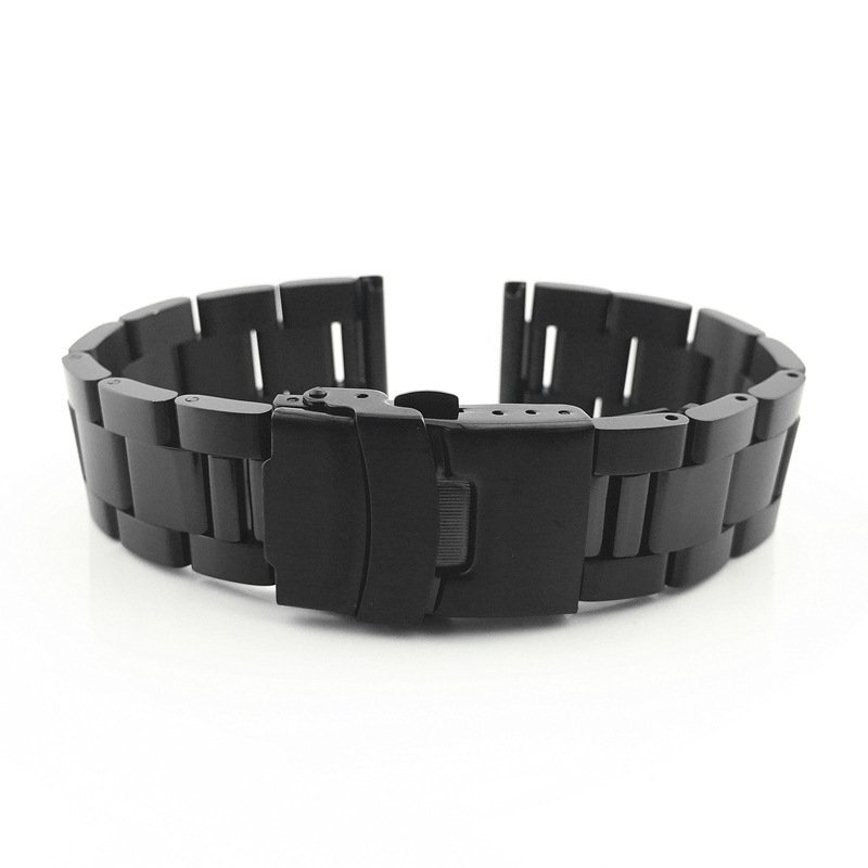 18-28mm Brushed Middle Polished Stainless Steel Watch Band Strap Metal Bracelet