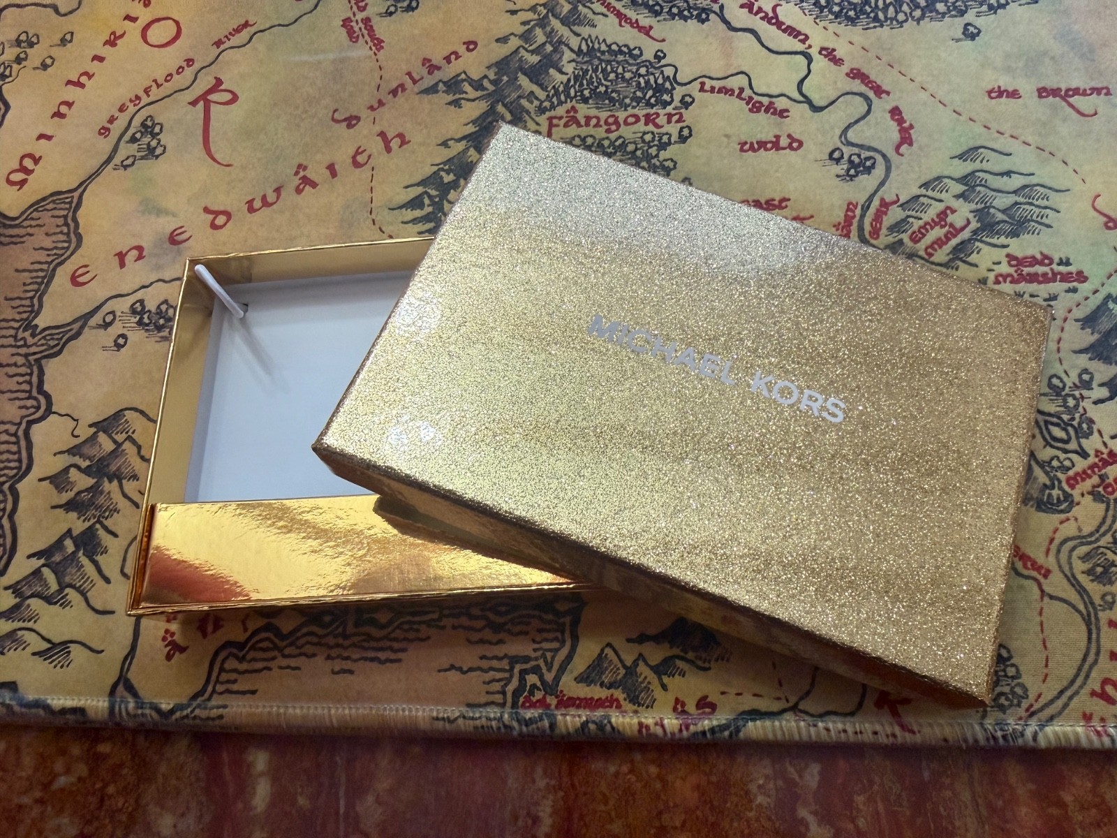 Michael Kors empty box gold