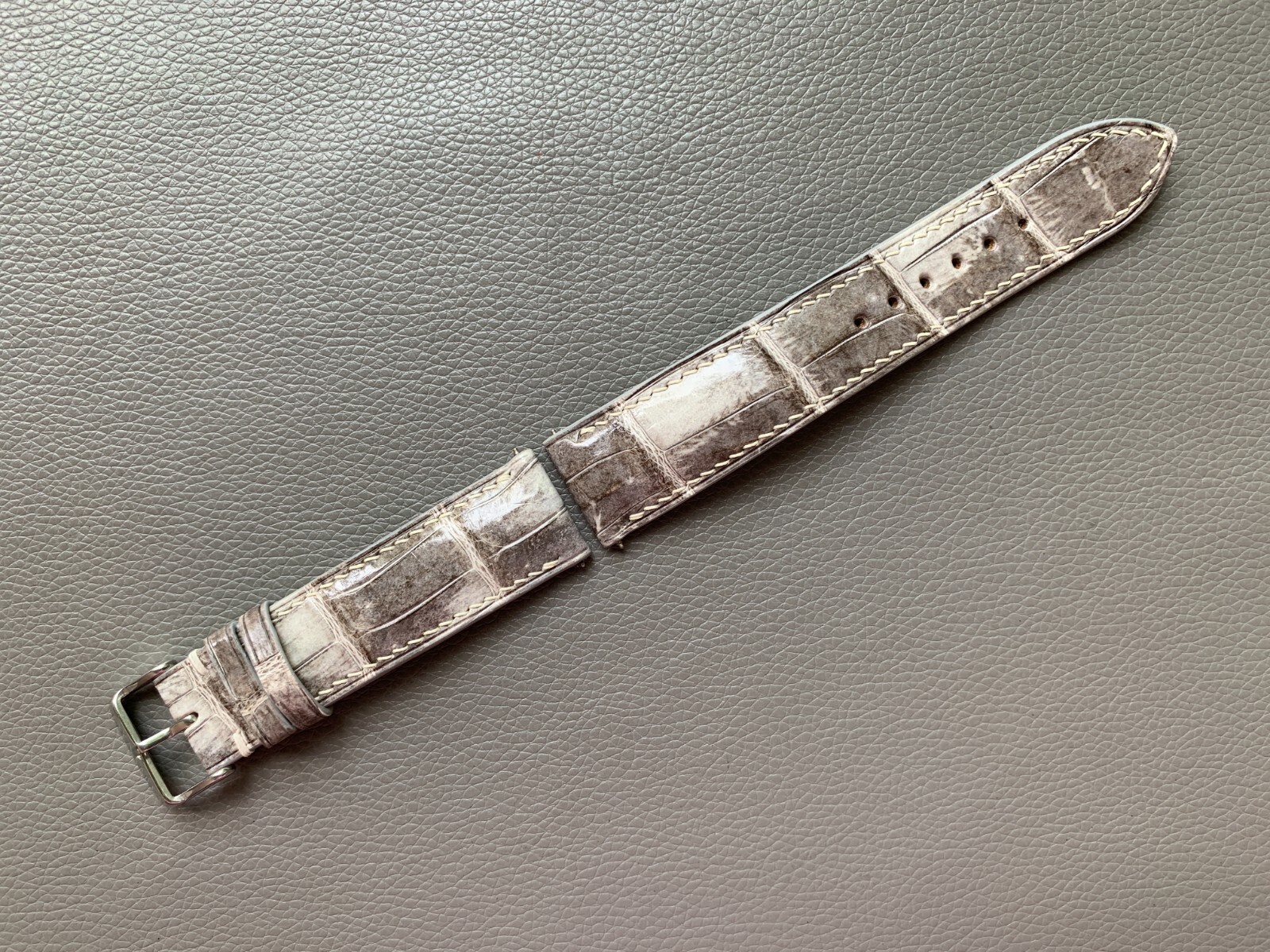 Genuine Leather Skin watch strap band, Custom Sizes 10mm to 26mm