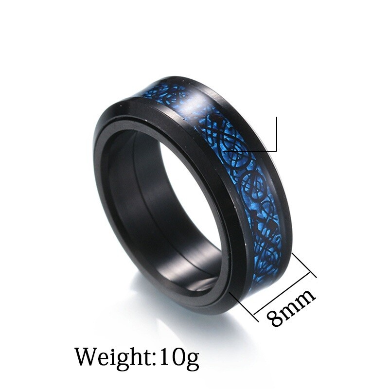 Personality Ring Titanium Steel Hip Hop Simplicity