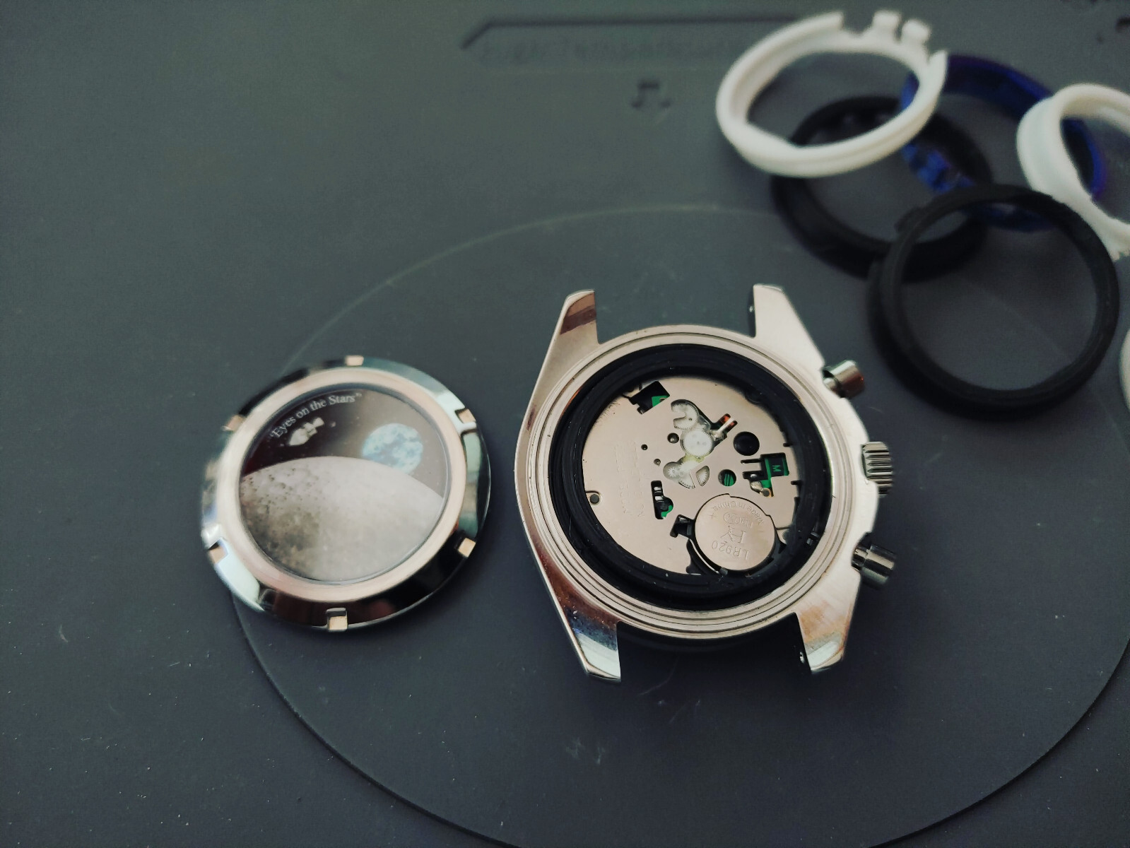 PE50 Moonswatch Movement Ring – *FOR EYES ON STARS CASE BACK* – Read Description