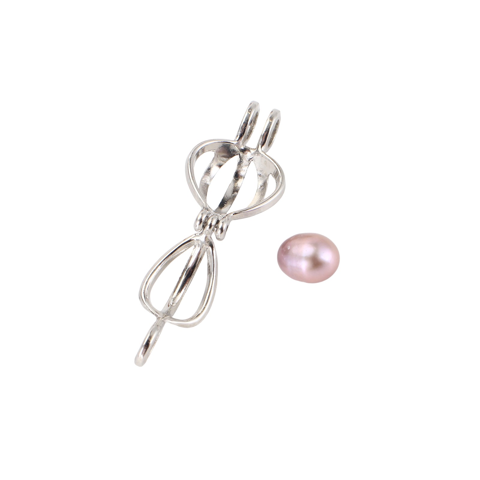 Pearl Clam Necklace With Stainless Steel Chain & Brass Fashion Jewelry For Women