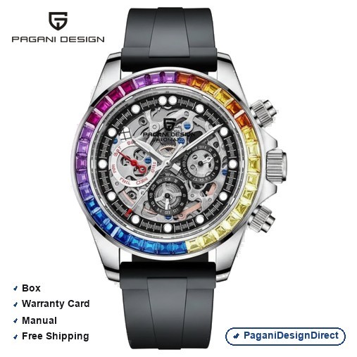 Pagani Design PD-1653 Rubber C Men Automatic Watch