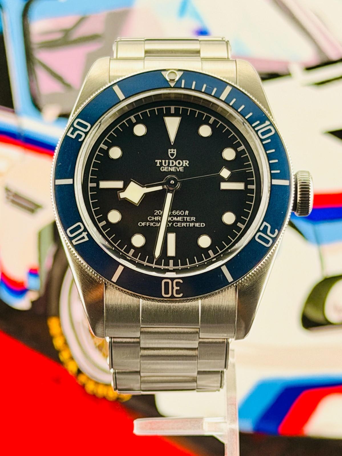 2022 Tudor Black Bay 79230B 41mm Blue Bezel Box Papers Warranty 8/2027