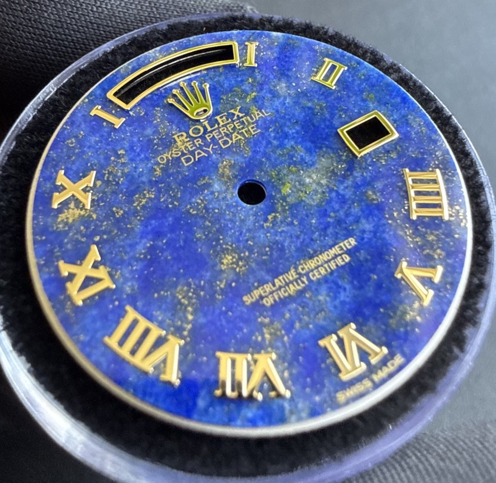Rolex DayDate 36 Custom Lapis Lazuli Roman Dial For Ref. 18238-18038-118238