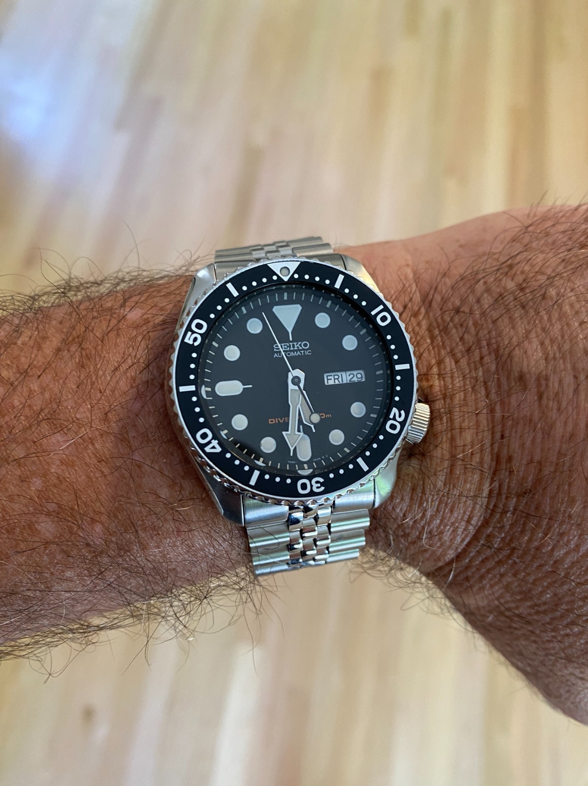 Seiko SKX007 Dive Watch with Uncle Straps Executive Bracelet – Serviced in 2026
