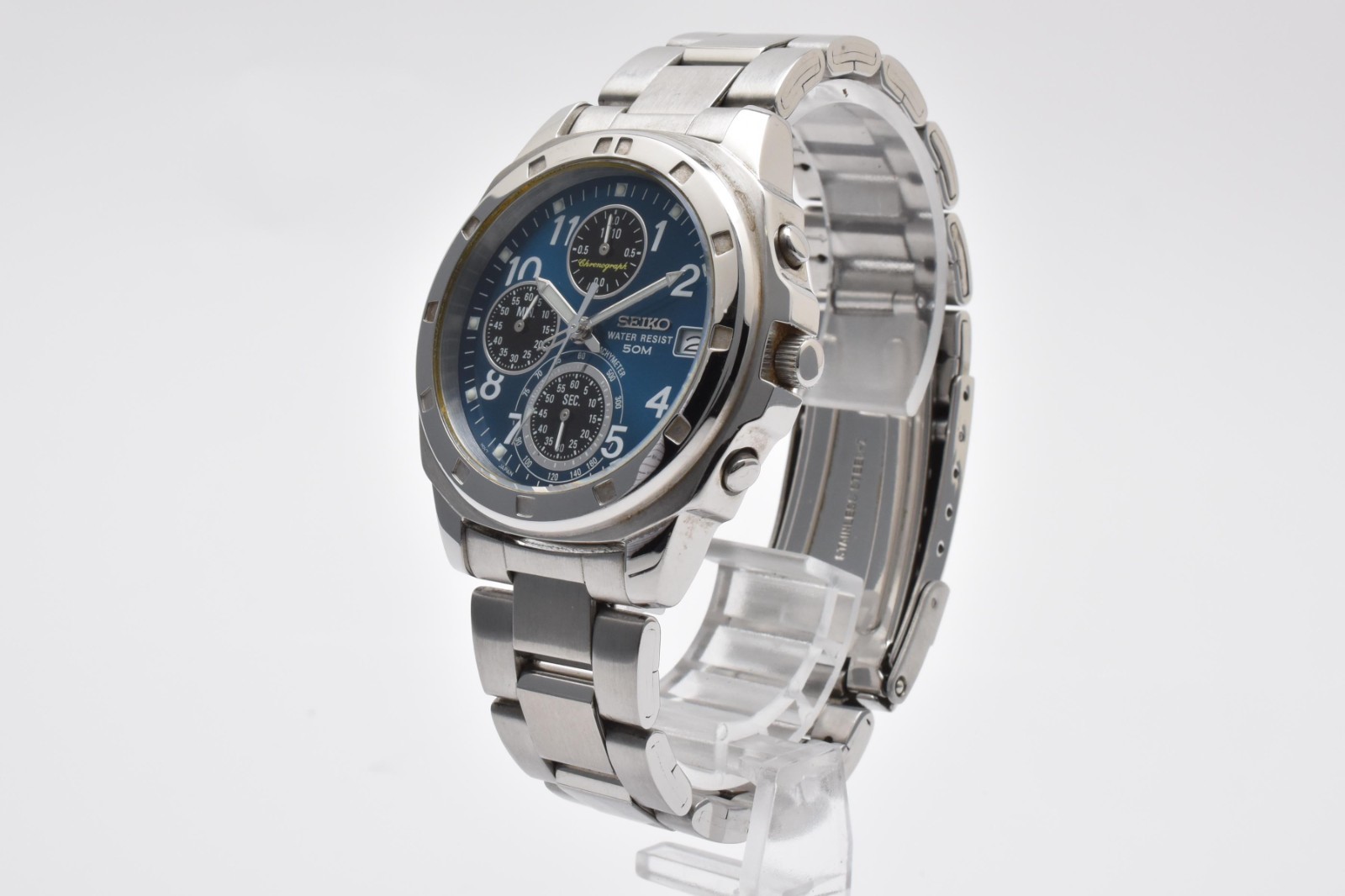 【NEAR MINT】Seiko Quartz Chronograph Watch V657-9010 from Japan