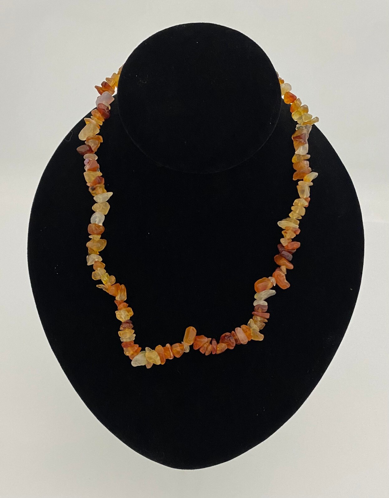 Stone Chip Necklace U CHOOSE size style & stone Amethyst Crystal Turquoise MORE