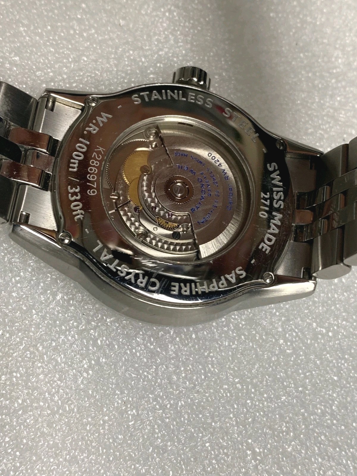 Raymond Weil Freelancer 2710-ST-20021 Auto 42MM Black Dial Men’s Watch W/ Box
