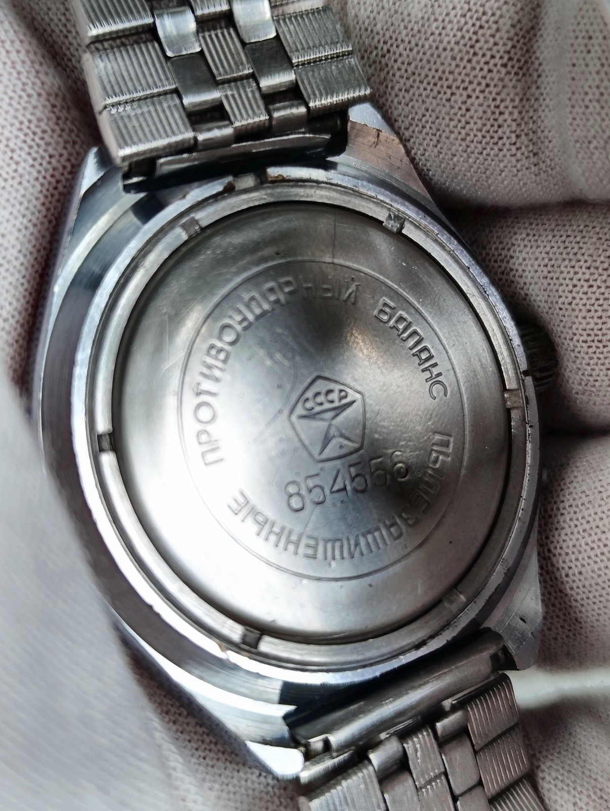 Slava 2428 Soviet USSR 1980s Mechanical Watch 26J Green Dial Serviced