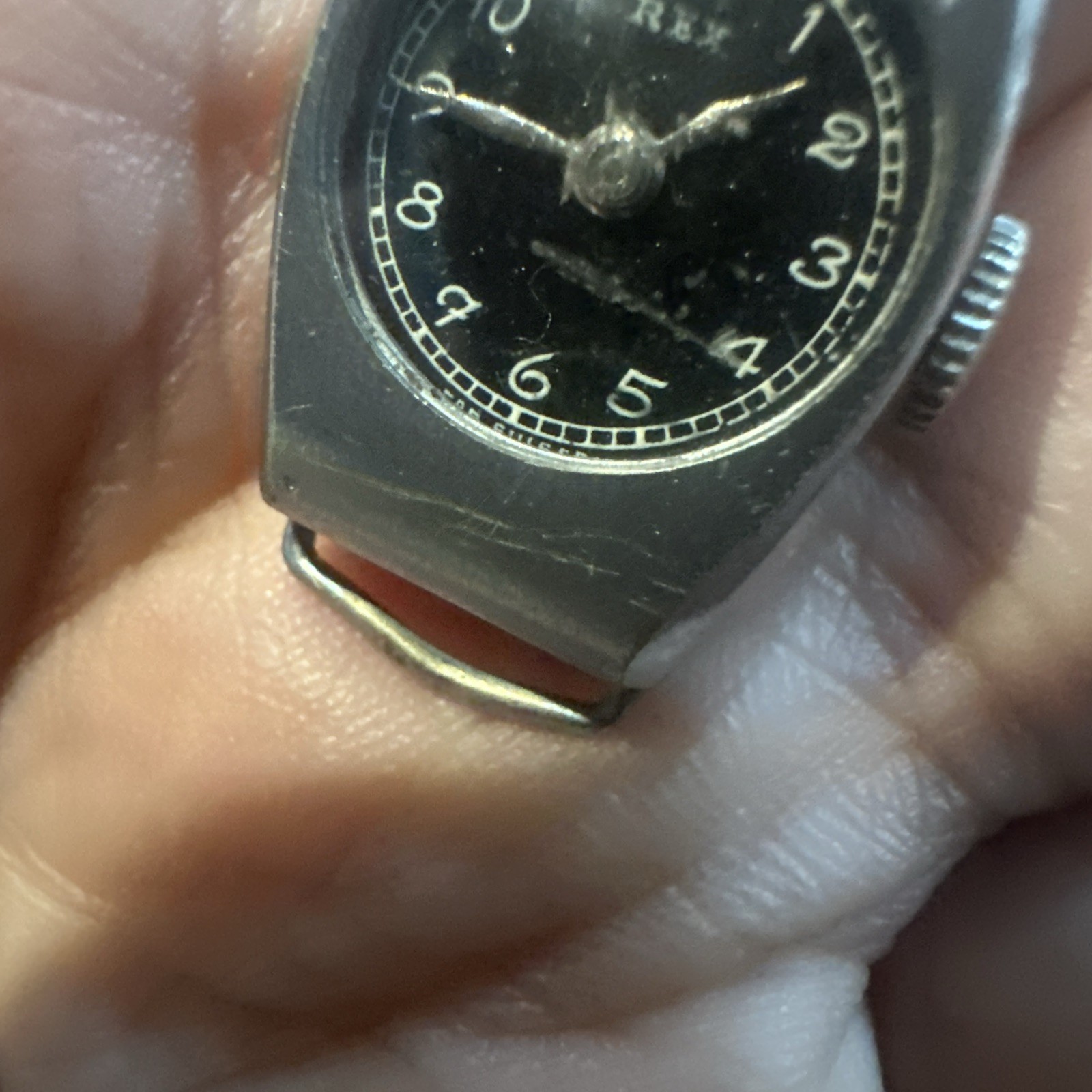 Vintage 1930s Rex Manual Wind Ladies Watch 15.4mm Civitas Movement 15J – Repair