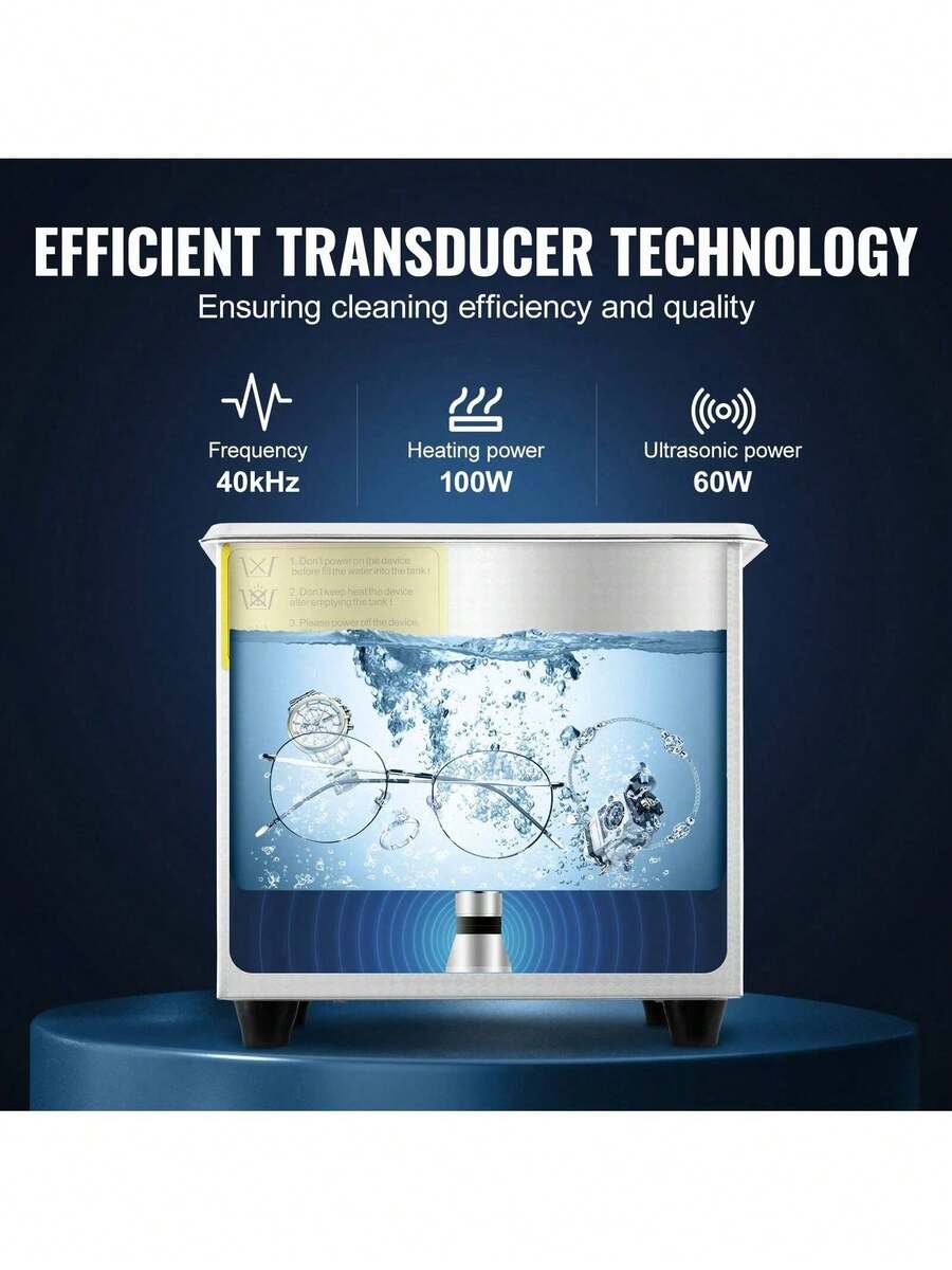 Cleaner 1.3L Professional Ultrasonic Cleaner With Digital Timer 40kHz Excellent