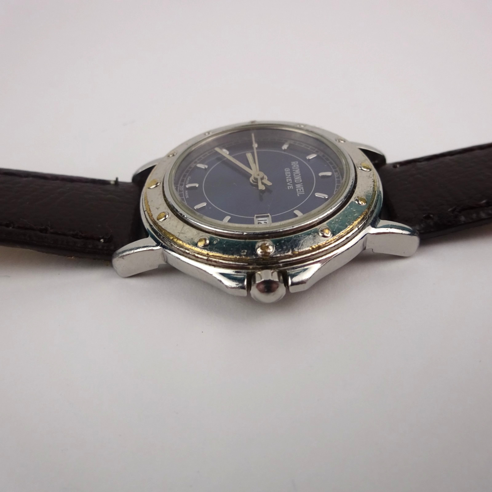 Raymond Weil Tango 5360 Watch Blue Dial Women’s Brown Leather Strap