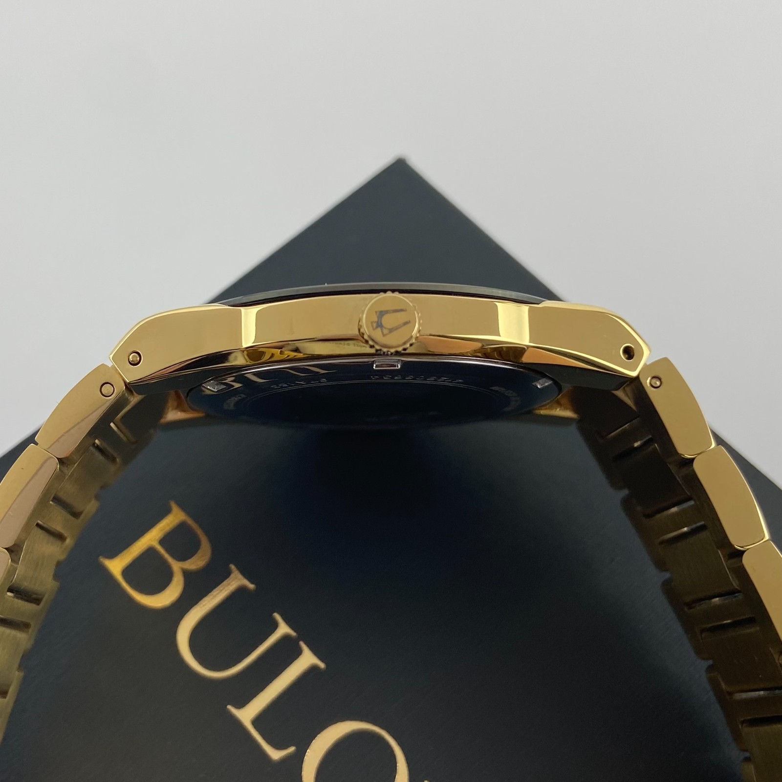 Bulova Millennia 97A183 Men’s Quartz Watch Black Dial Gold-Tone Stainless Steel