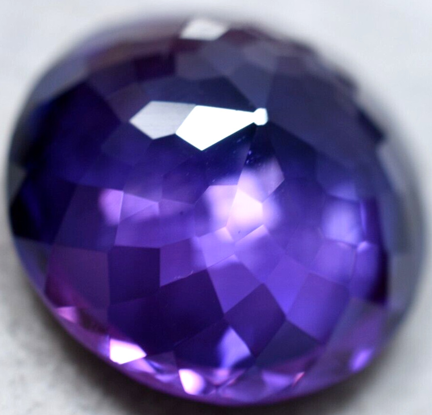 RARE Natural Purple-Blue Tanzanite 27.50 CT IF Certified Flawless Loose Gemstone