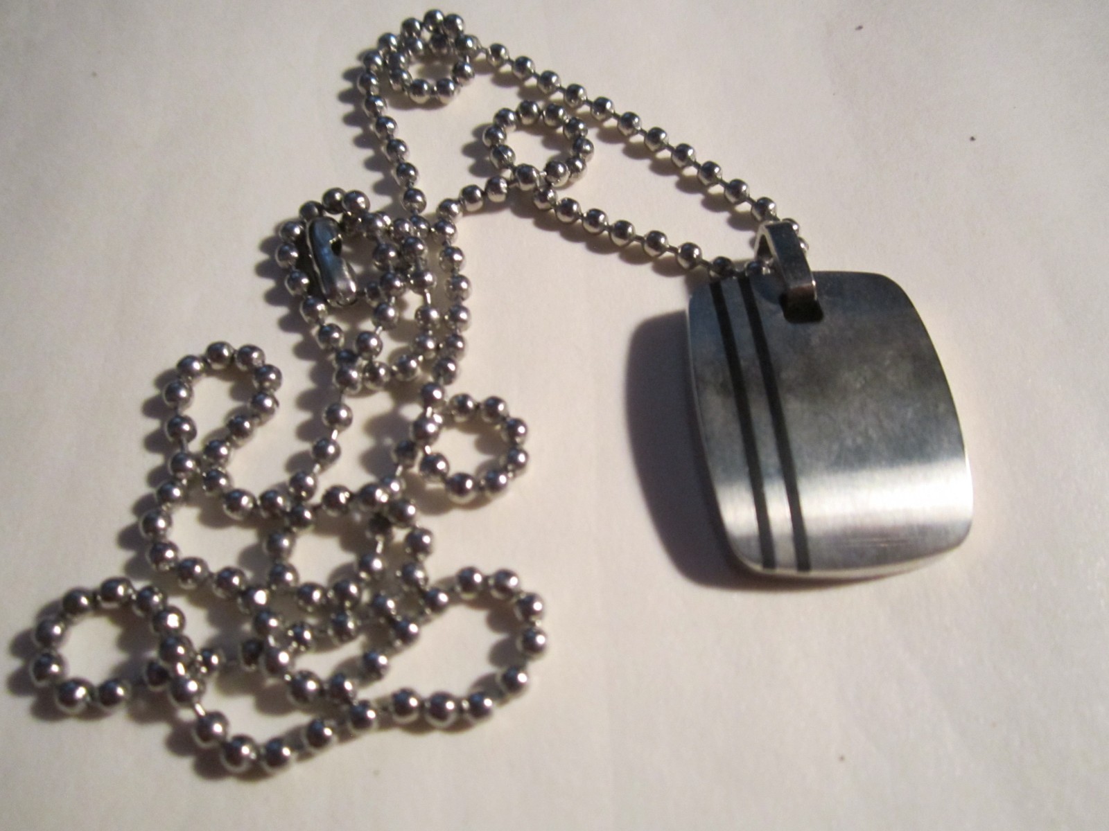 TRITON STAINLESS STEEL PENDANT WITH CHAIN NECKLACE 22″ – BBA-17B