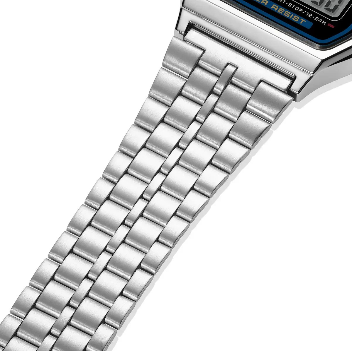 Casio A159W -Digital Watch Stainless Steel Classic Retro Unisex NEW Alarm Chrono