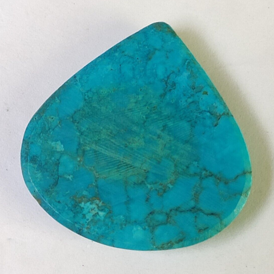 Arizona Mine Natural Sky Blue Turquoise Pear 32.95 Ct. Loose Gemstone for Gifts