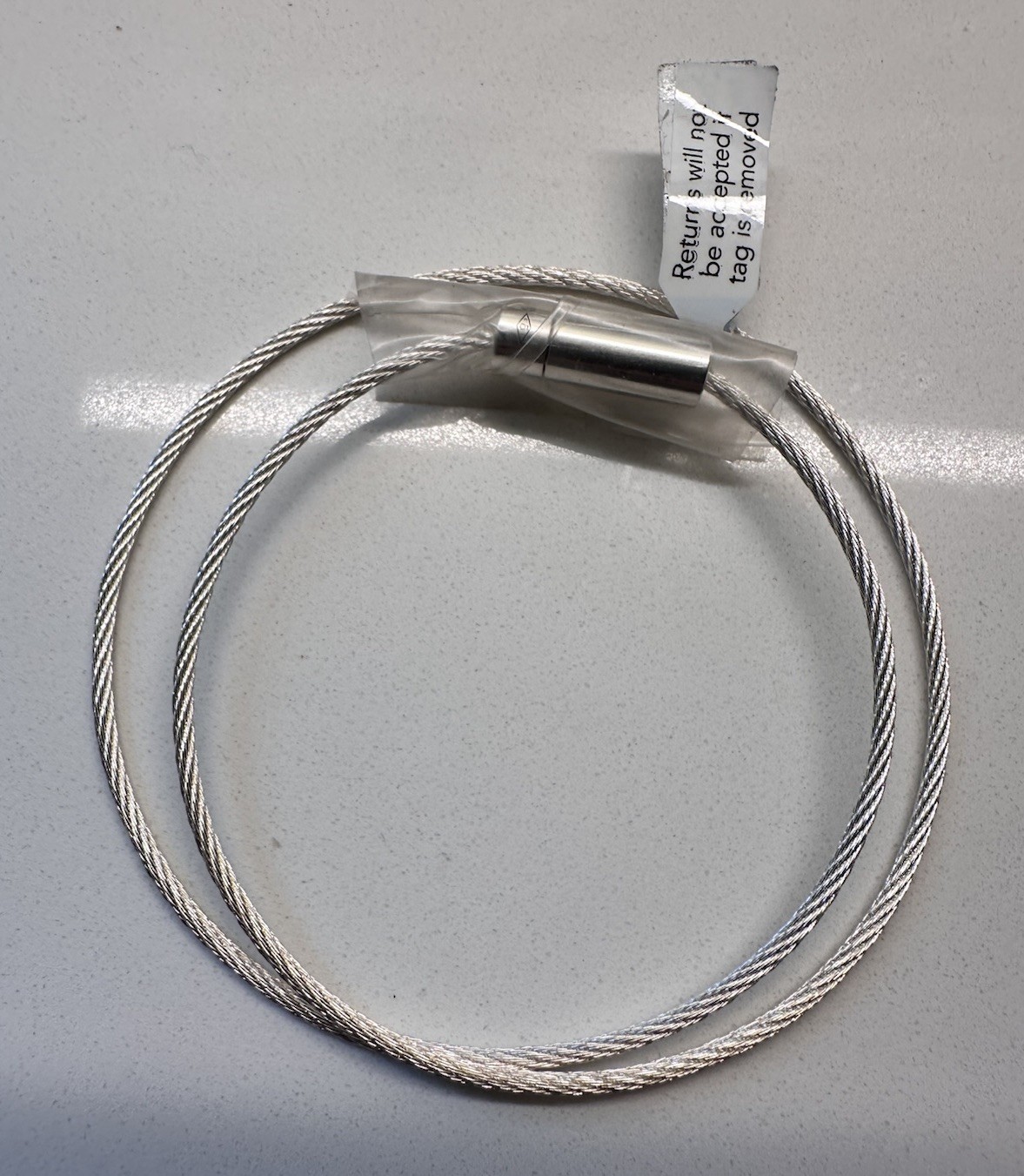 NEW Le Gramme Sterling Silver Double Wrap Cable Bracelet 9g FREE Shipping