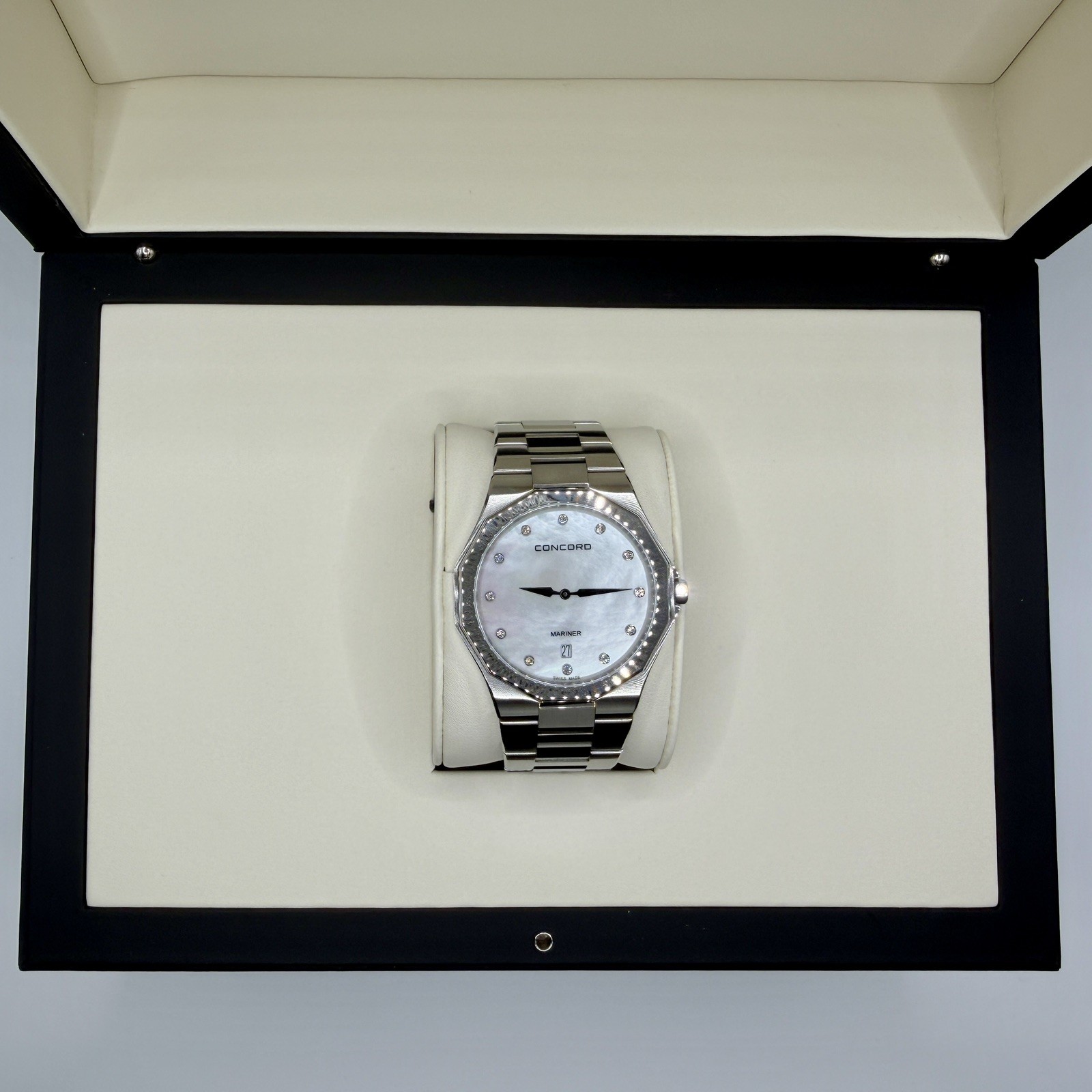Concord Mariner 05.1.14.1186 40 mm Steel MOP Diamond Dial Men’s Watch 0320512