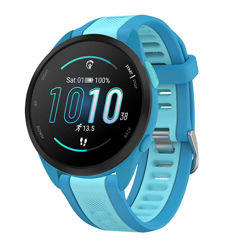 Replacement Silicone Sports Strap Quick Fit Watch Band For Garmin Forerunner 165