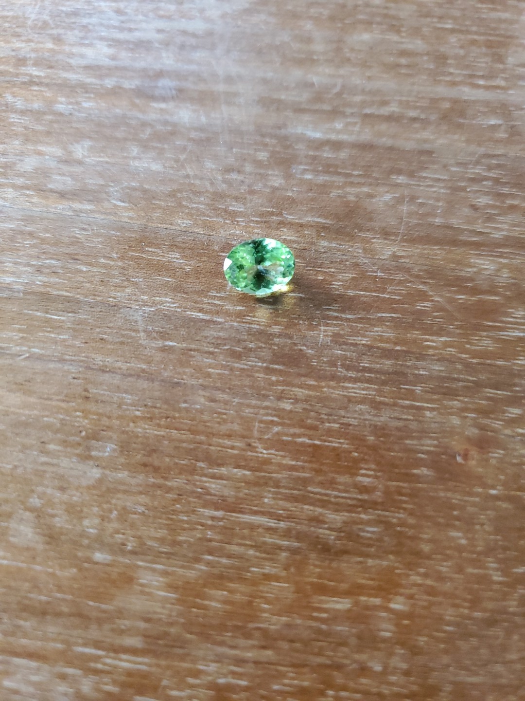 PERIDOT 8.4mm 1.65 cts Loose Green Gemstone Art Jewelry Artisan Piece Vintage