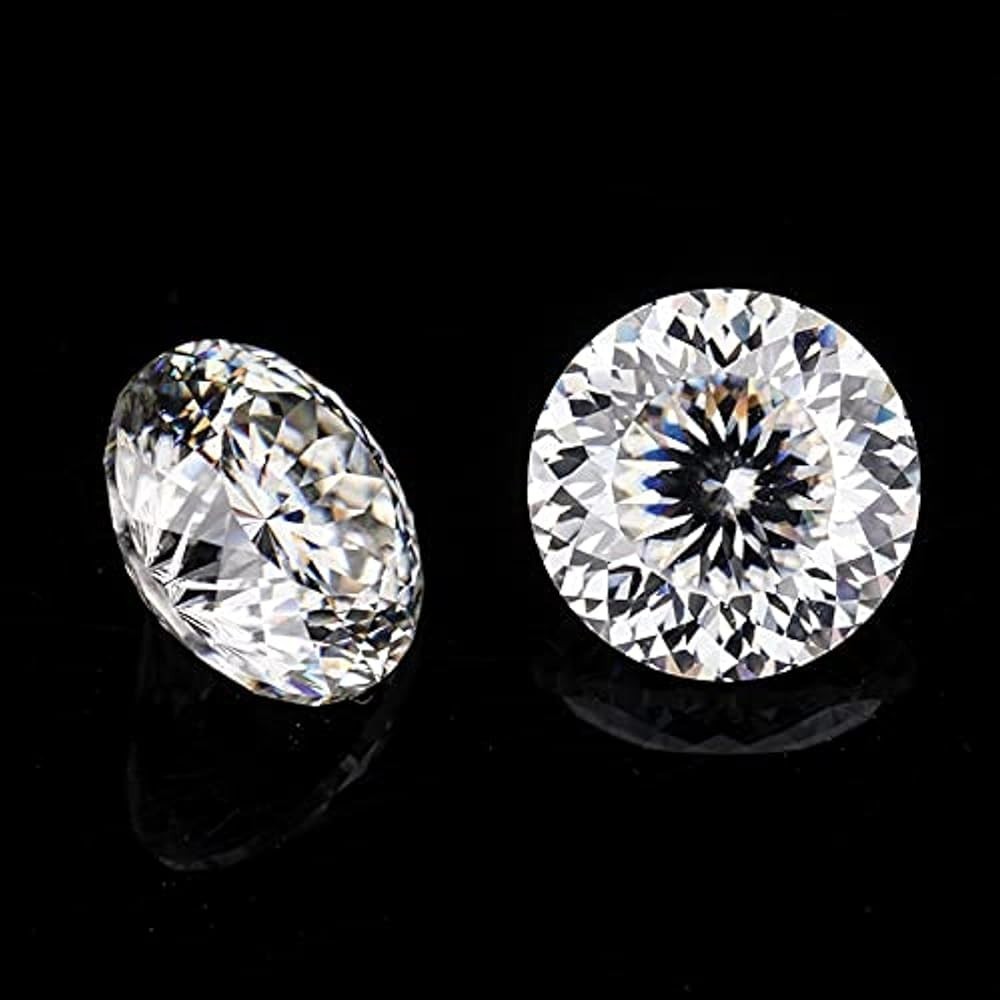 5.00 Ct Round Antique Portuguese Cut Moissanite 11.50 MM – FL, D Color Certified