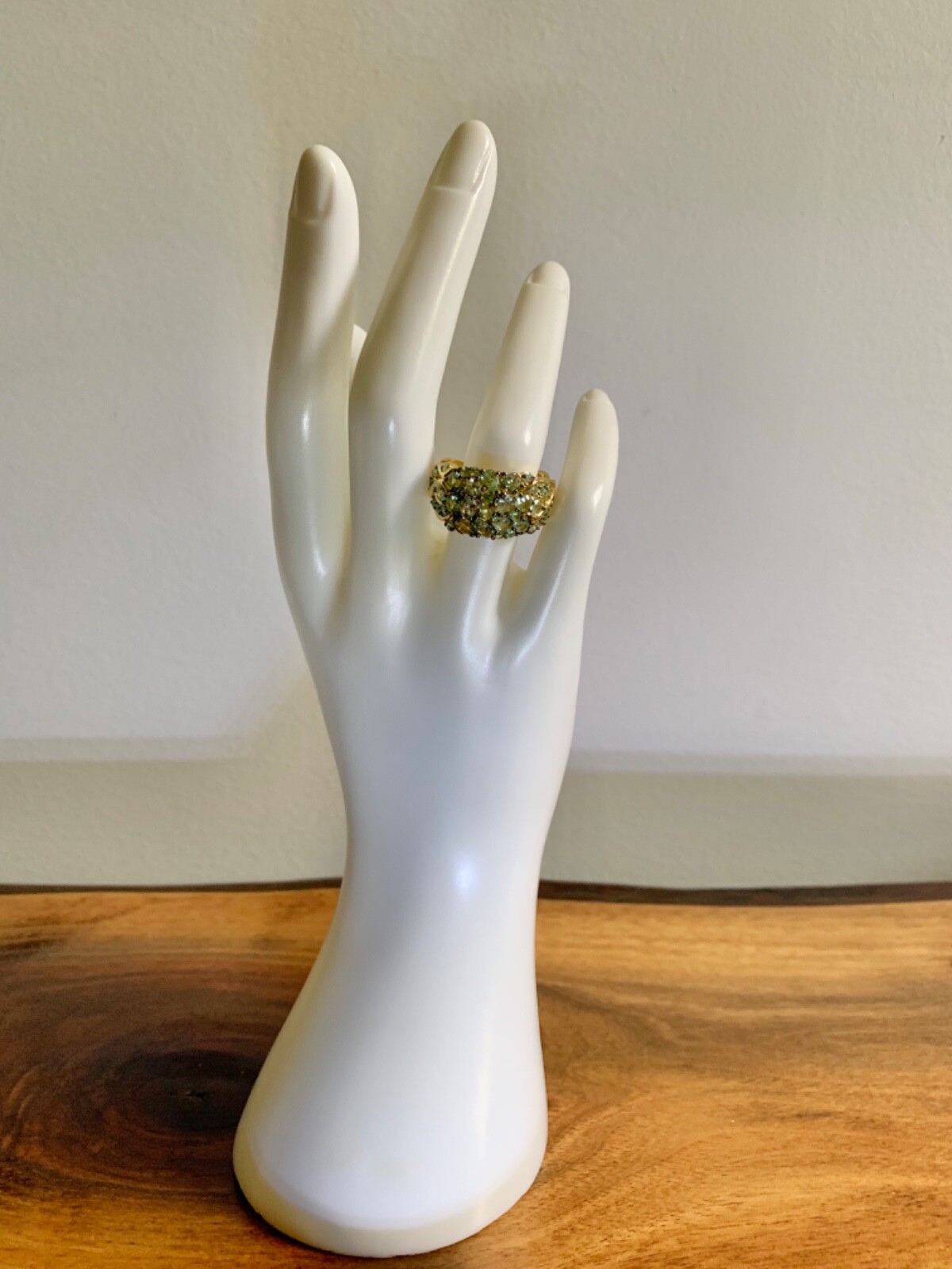 Brazilian Mint Garnet Ring in 18K Vermeil Over SS – Size 8 (2.85 ctw.)