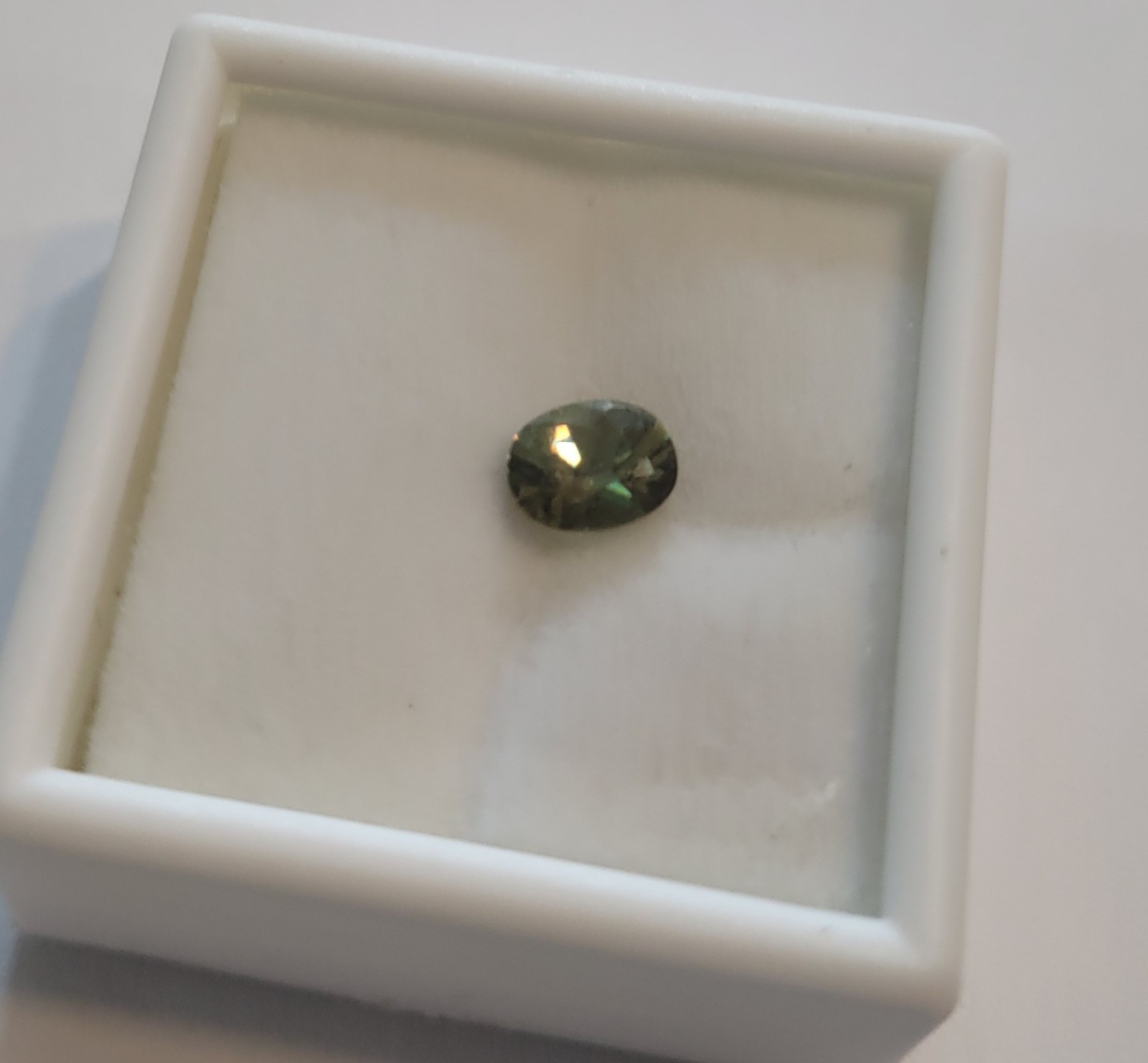 GIA Certified Demantoid Andradite Garnet 1.08cts Oval 6.90×5.48x 3.74mm Gemstone