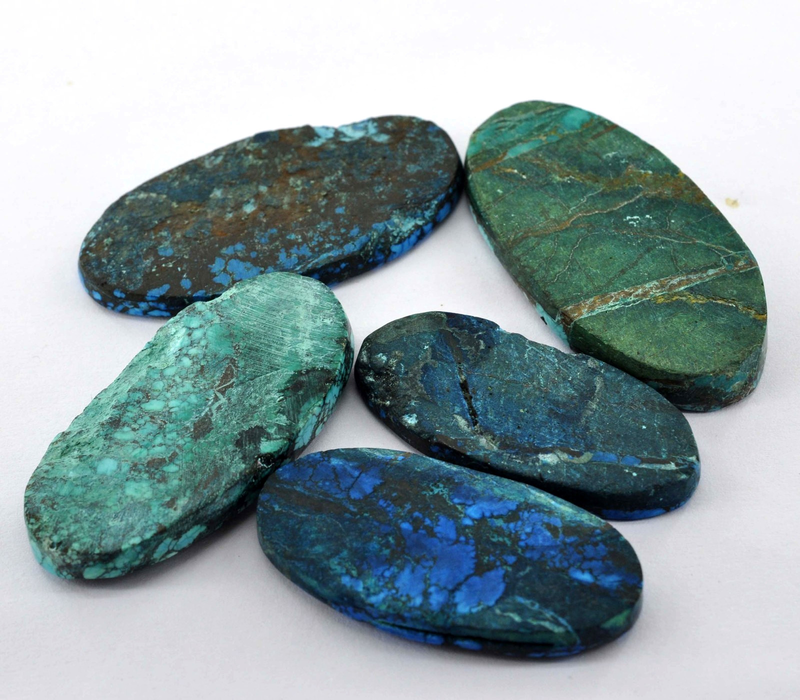 EGL Certified 480 Ct Natural Spiderweb Turquoise Blue Oval Loose Gemstone Lot