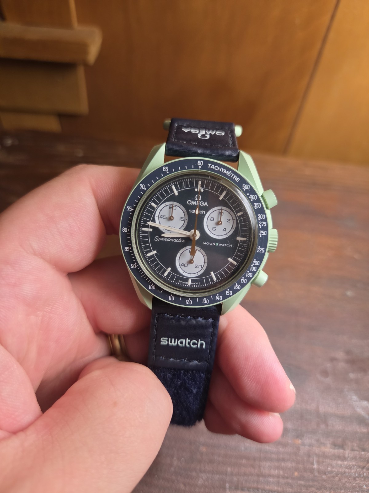 OMEGA x Swatch MoonSwatch Mission On Earth Bioceramic Chronograph Quartz 42mm