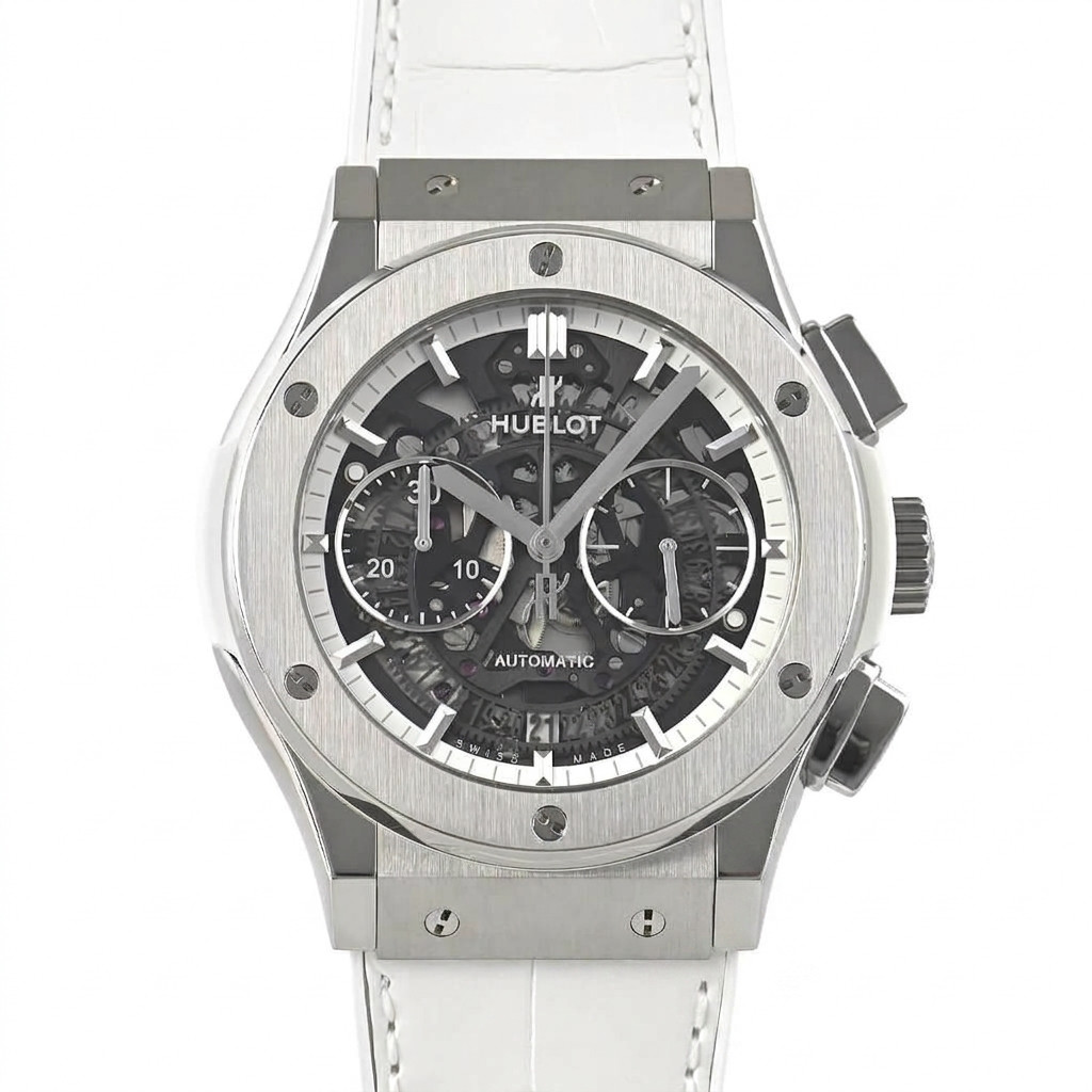 Hublot Classic Fusion Aerofusion Chronograph All White Japan LTD 525.NE.0127.LR