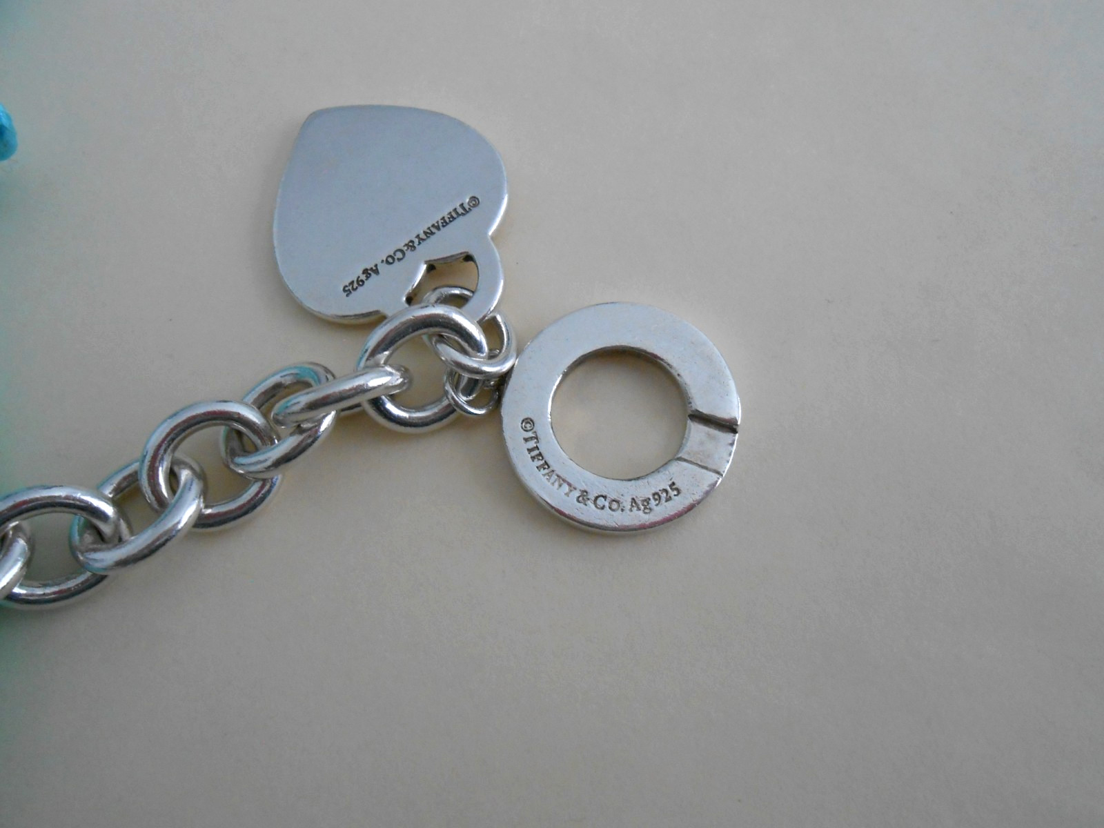 Tiffany Co Return To Tiffany Heart Tag Toggle Bracelet, Tiffany Bracelet 8.25″