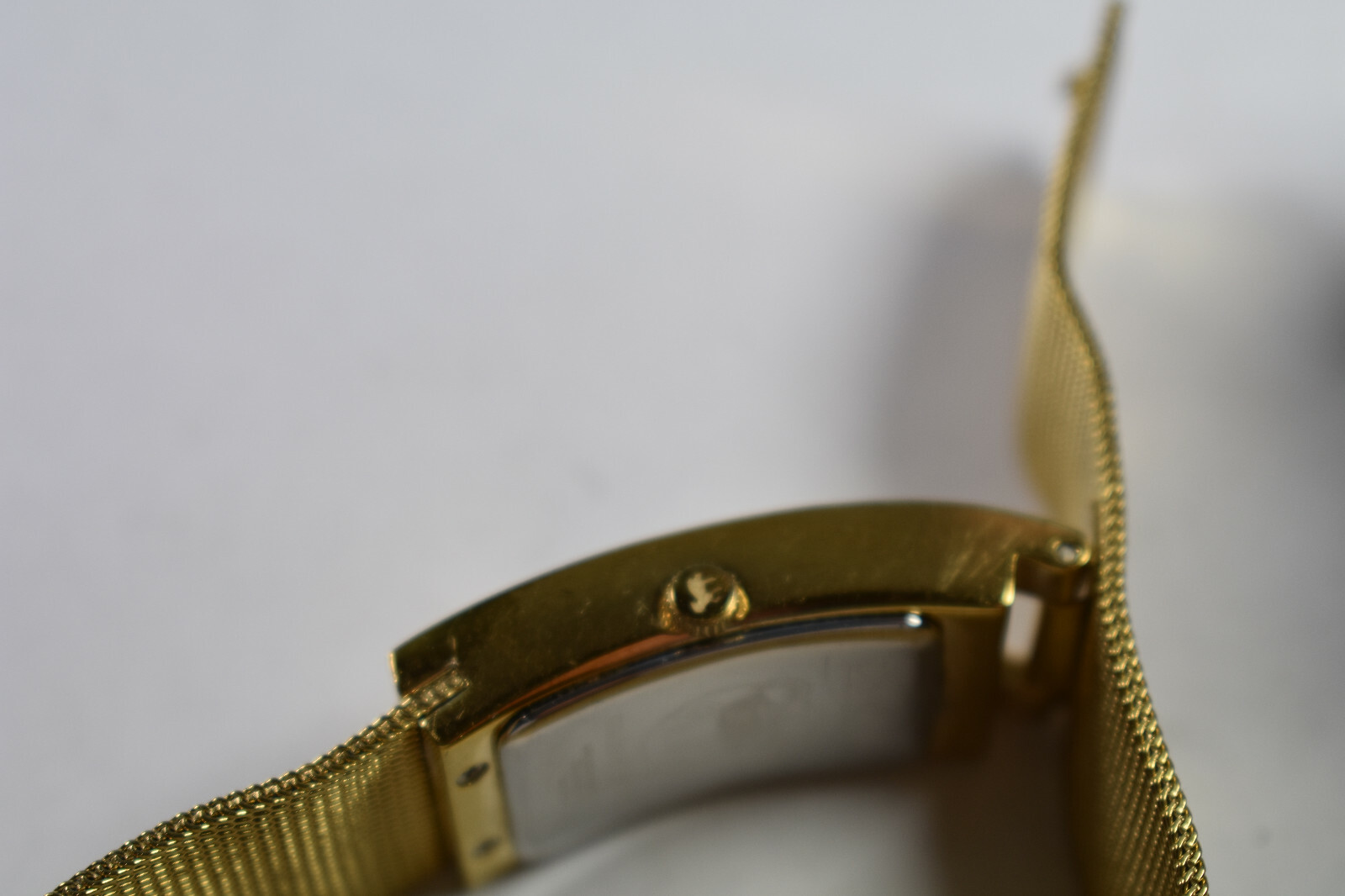 RARE! L.A.M.B. Gwen Stefani Petra Gold Tone Women’s Bracelet Watch NEW BATTERY!