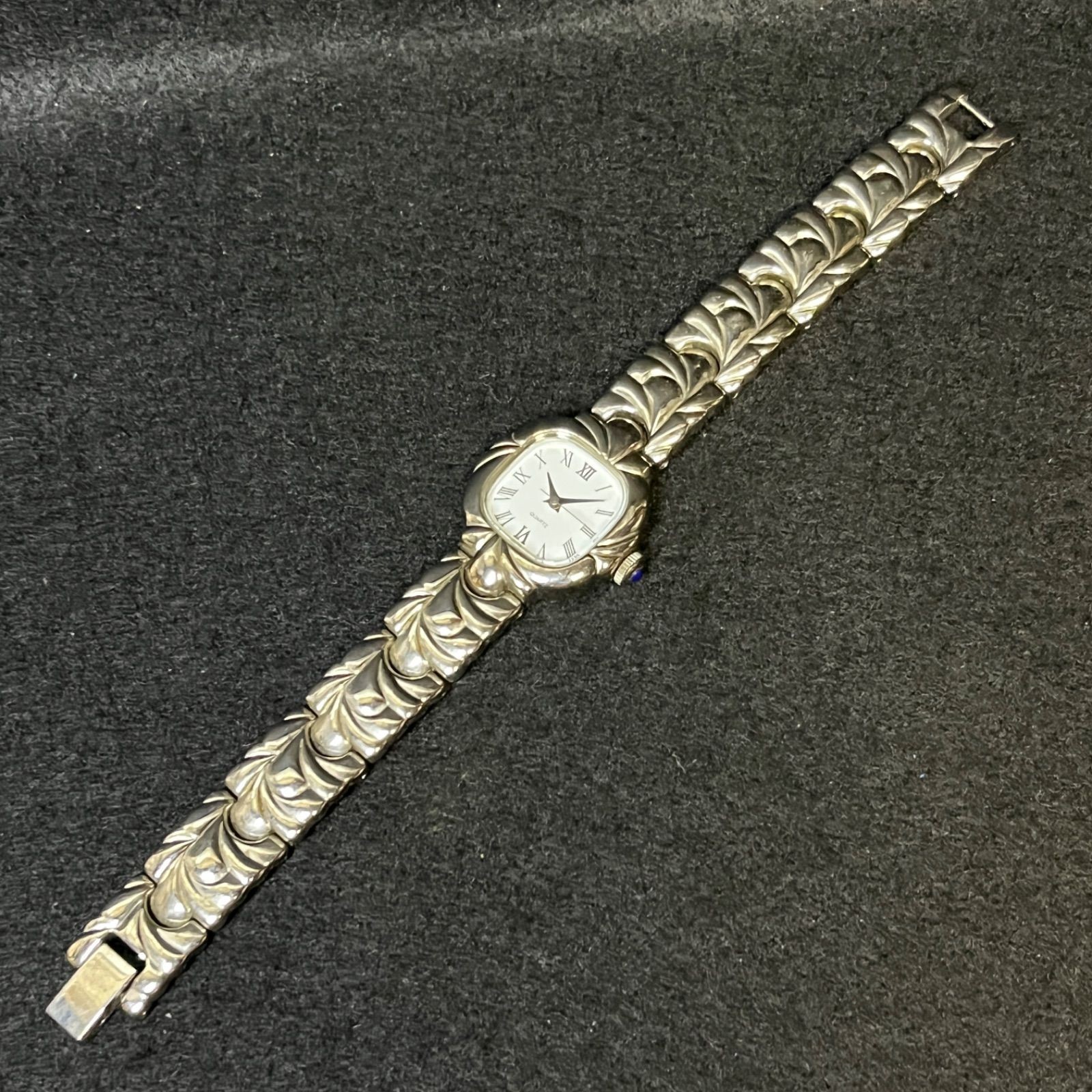 Operational Item NOEVIR Quartz Analog Wristwatch Silver 6L32 1181 confirmed work