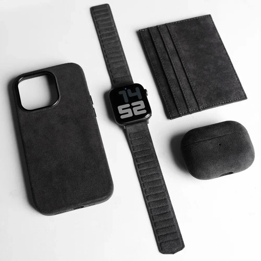 Magnetic ALCANTARA Strap for Apple Watch Leather Accessories