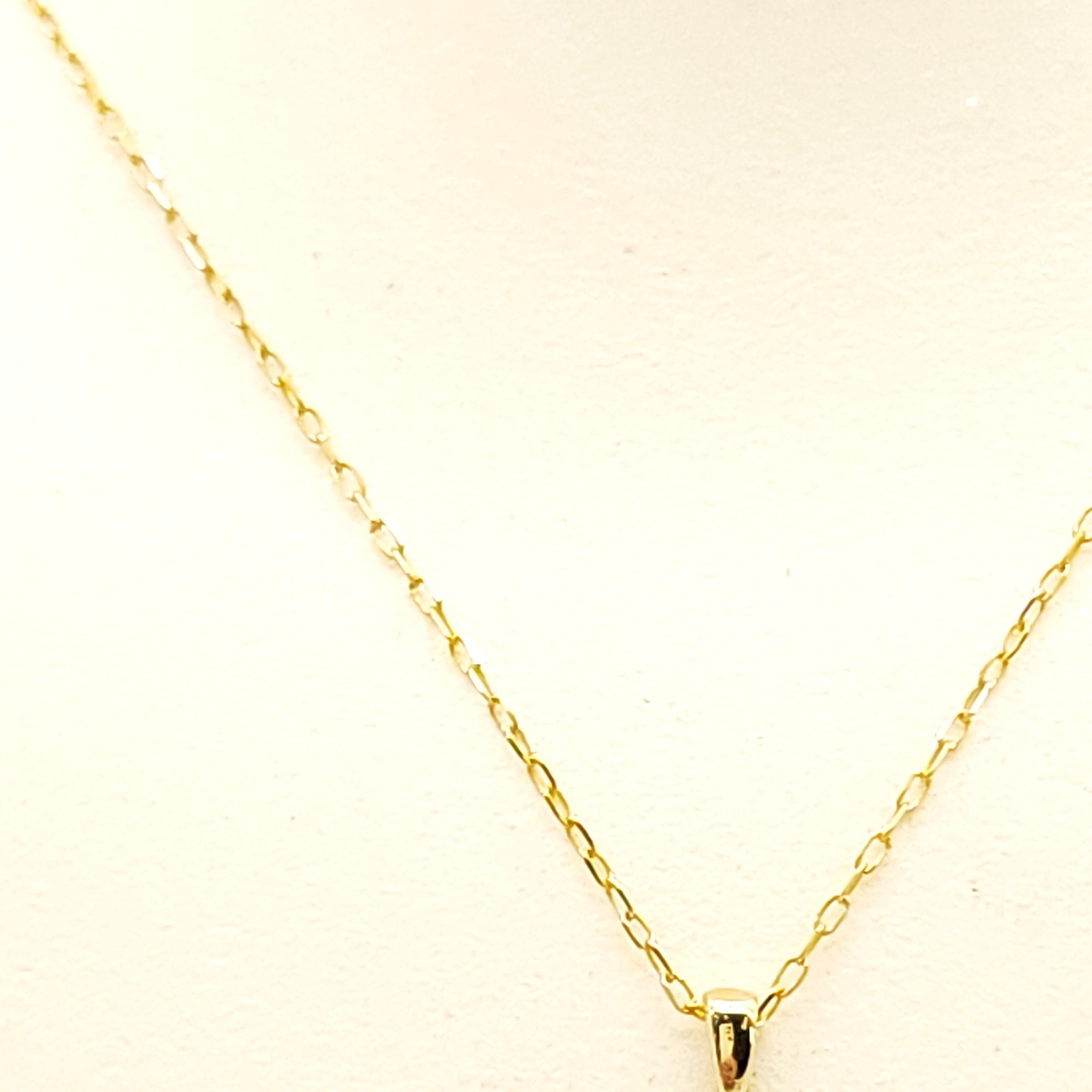 10k Gold Star Diamond Pendant on 10k Gold Chain Size: 16-18″ X 0.57mm