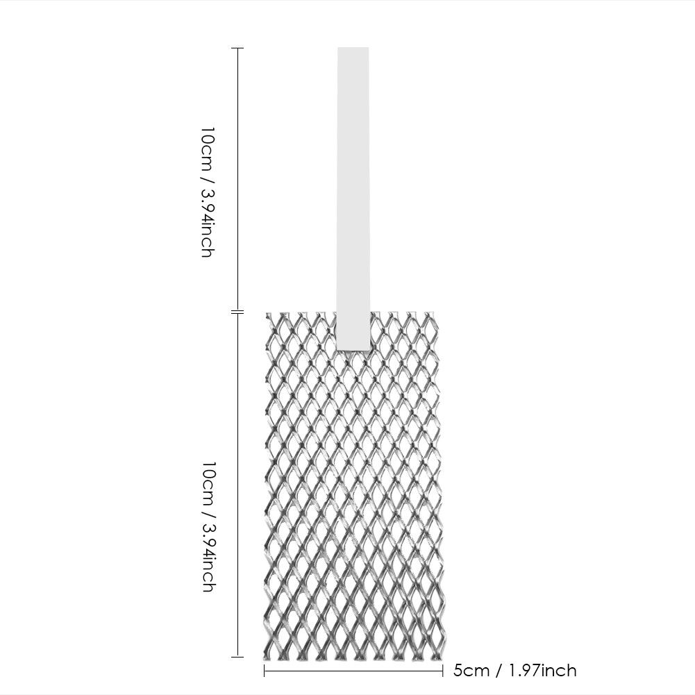 1 Titanium Mesh For Electrolysis Plating Gold/Silver Ornaments Silver 20*5cm