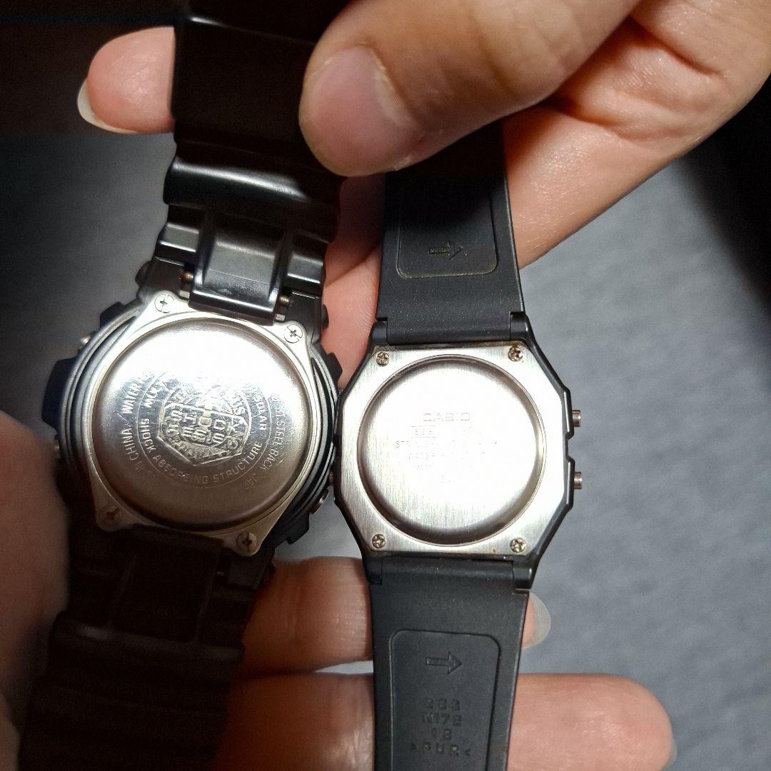 CASIO F-91W & G-SHOCK Watch Set (2 pieces)